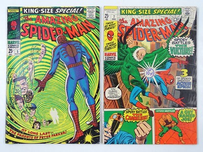Lot 322 - AMAZING SPIDER-MAN: KING-SIZE SPECIAL #5 & 7 -...