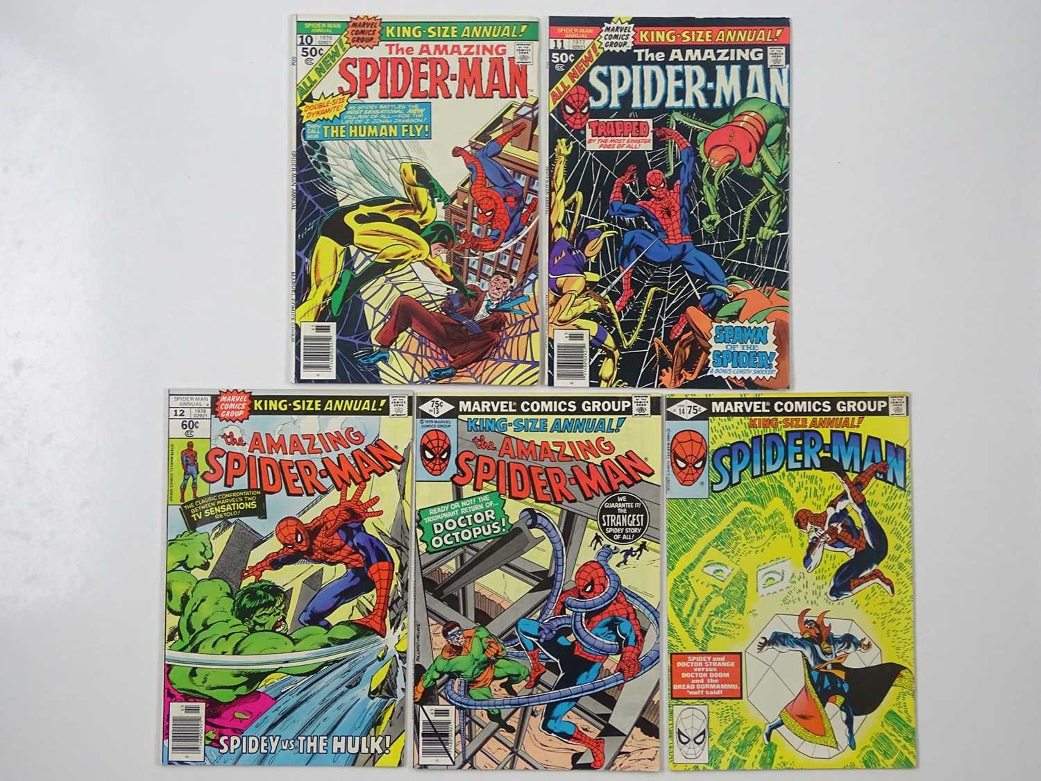 Lot 388 - AMAZING SPIDER-MAN ANNUAL #10, 11, 12, 13,