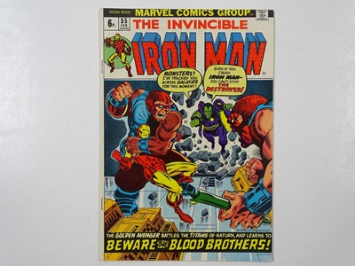 Lot 500 - IRON MAN #55 - (1973 - MARVEL - UK Price...