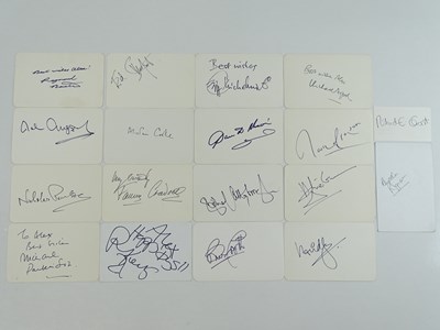 Lot 272 - TV PRESENTERS: A mixed group of signed cards...