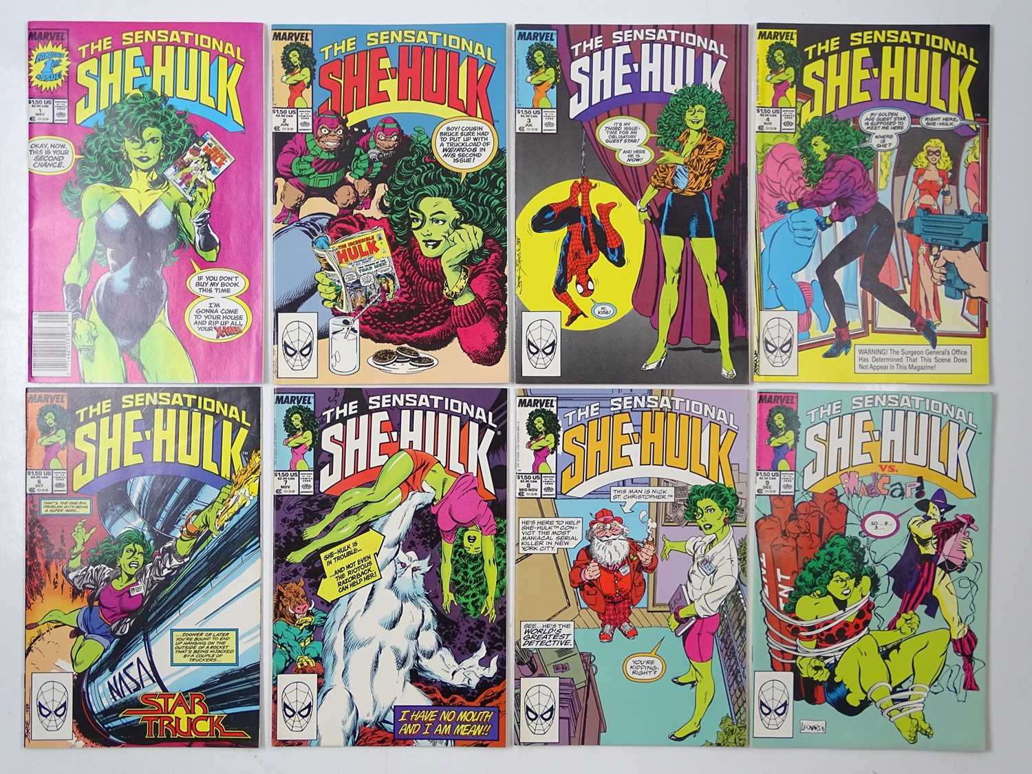 Lot 529 - SENSATIONAL SHE-HULK #1, 2, 3, 4, 6, 7, 8, 9...