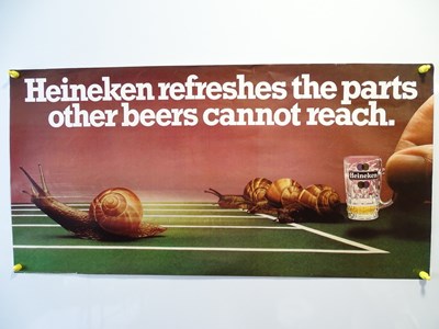 Lot 133 - HEINEKEN - 'Refreshes the parts other beers...