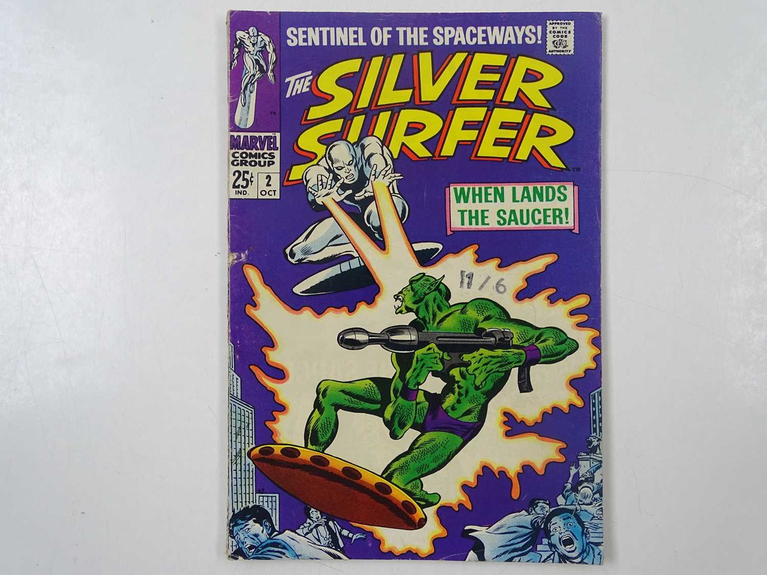 Lot 96 - SILVER SURFER #2 - (1968 - MARVEL - UK Cover...