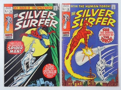 Lot 102 - SILVER SURFER #14 & 15 (2 in Lot) - (1970 -...