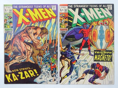 Lot 367 - X-MEN #62 & 63 (2 in Lot) - (1969 - MARVEL -...