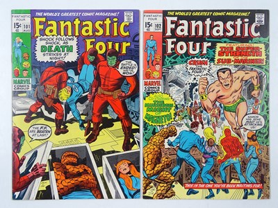 Lot 570 - FANTASTIC FOUR #101 & 102 - (2 in Lot) - (1970...