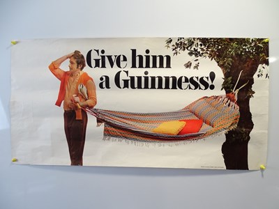 Lot 138 - GUINNESS: 'Give him a Guinness!' (101.5 cm x...
