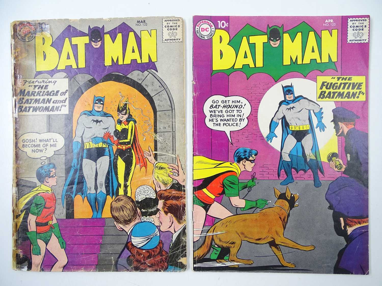 Lot 159 - BATMAN #122 & 123 (2 in Lot) - (1959 - DC) -...