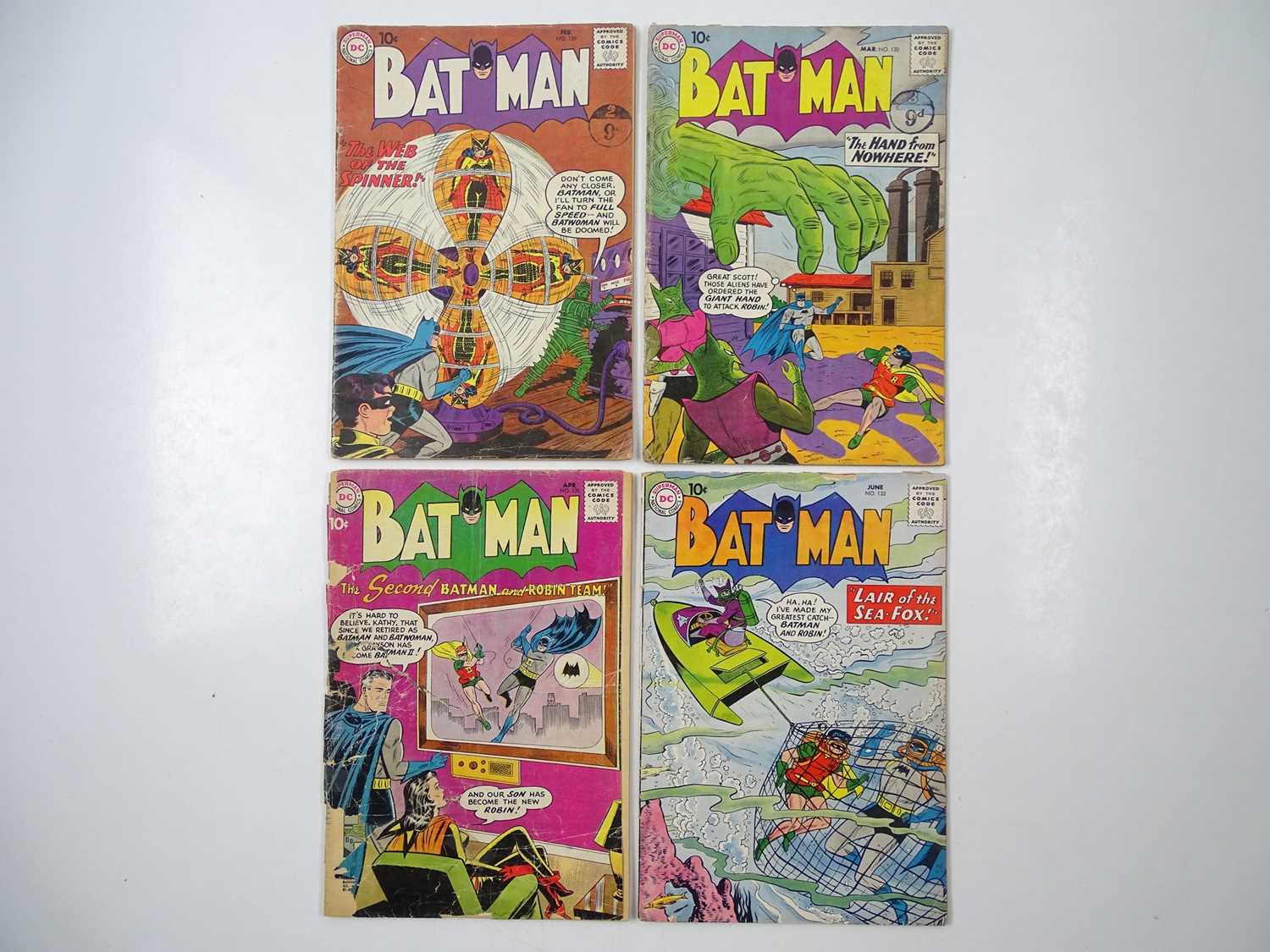 Lot 161 - BATMAN #129, 130, 131, 132 (4 in Lot) -