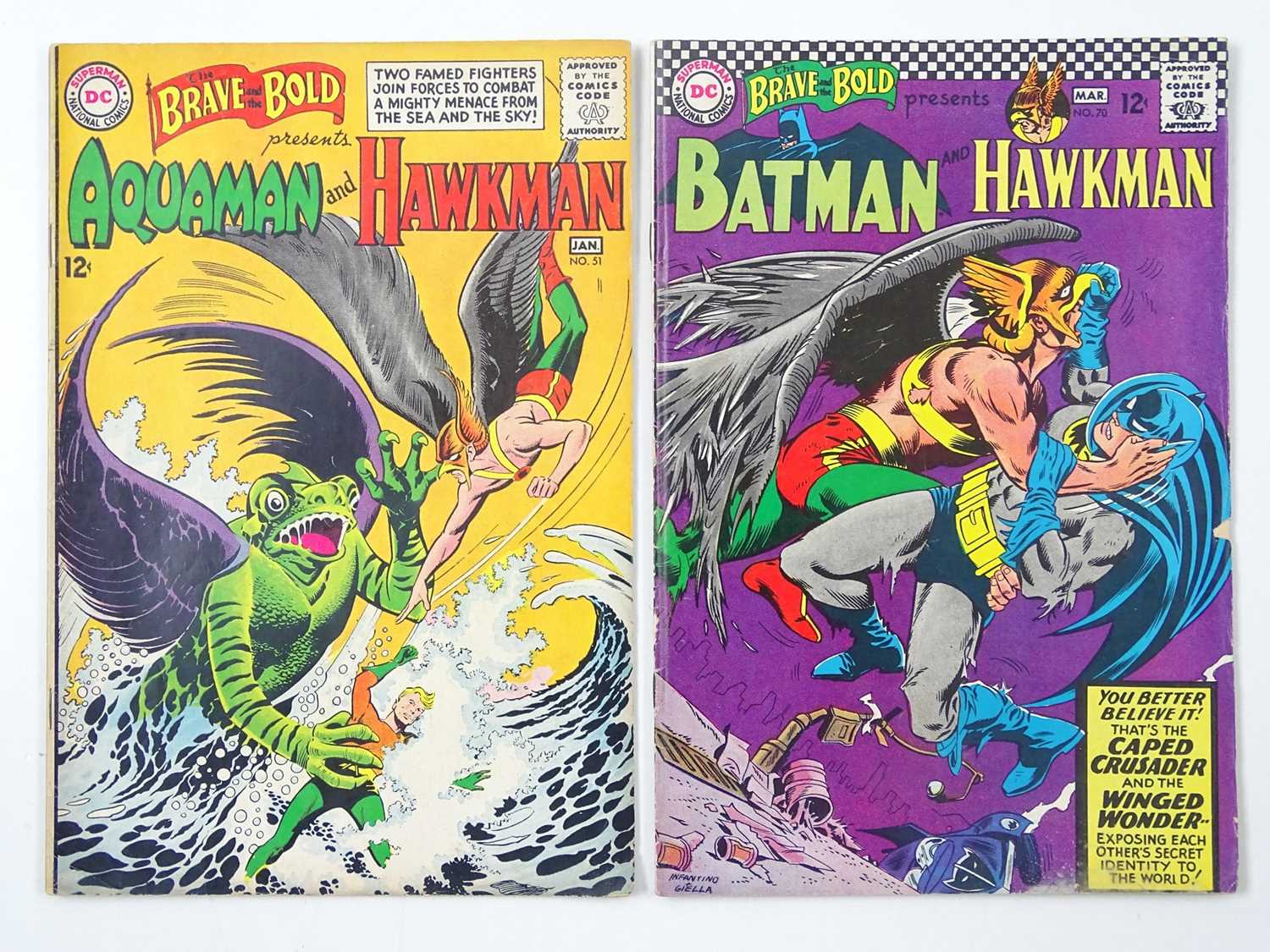 Lot 175 - BRAVE AND THE BOLD: HAWKMAN #51 & 70 (2 in...