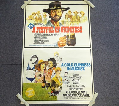 Lot 141 - GUINNESS: Movie poster style: 'A Fistful of...