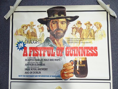 Lot 141 - GUINNESS: Movie poster style: 'A Fistful of...