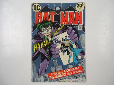Lot 247 - BATMAN # 251 (1973 - DC) - Classic Joker cover...