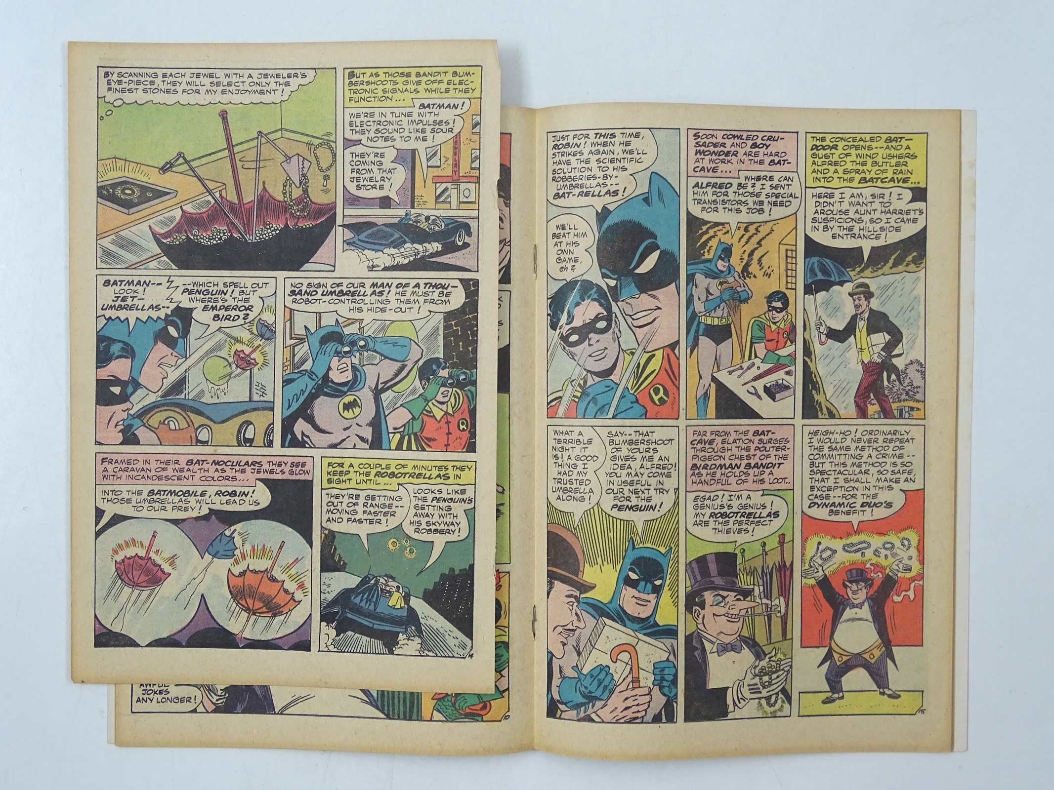 1967 batman deals DC comics card #190