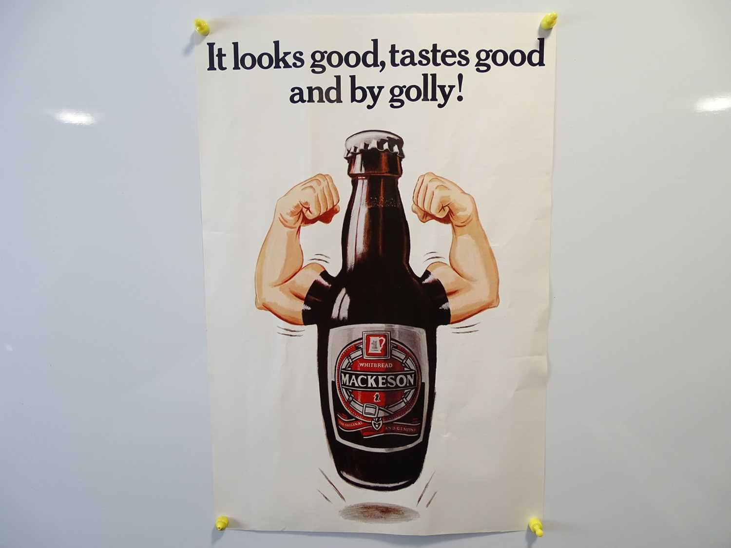 Lot 148 - MACKESON BEER: 'It looks good, tastes good and...
