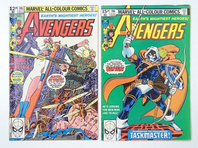 Lot 127 - AVENGERS #195 & 196 - (2 in Lot) - (1980 -...