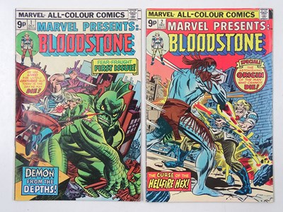 Lot 487 - MARVEL PRESENTS: BLOODSTONE #1 & 2 - (2 in...