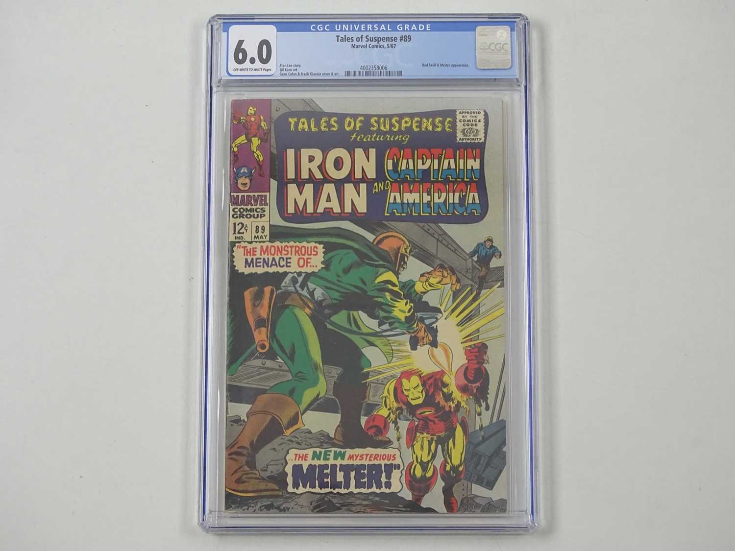 Lot 51 - TALES OF SUSPENSE #89 (1967 - MARVEL) - GRADED...