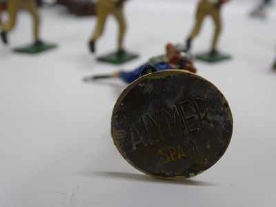 Lot 111 - A mixed group of unboxed lead figures by...