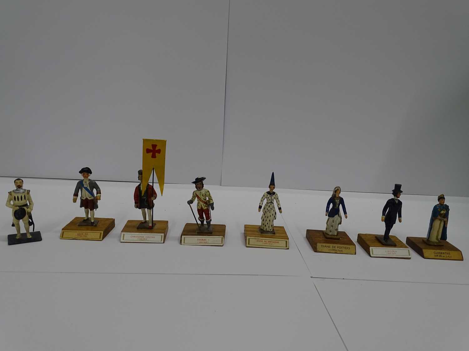 Lot 115 - A group of hand painted lead historical...