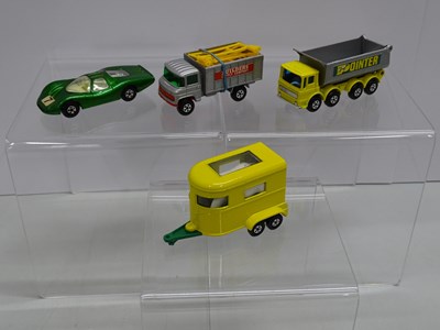 Lot 12 - A group of MATCHBOX Superfast cars comprising...
