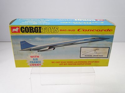 Lot 122 - A pair of boxed CORGI Toys BAC-SUD Concordes -...