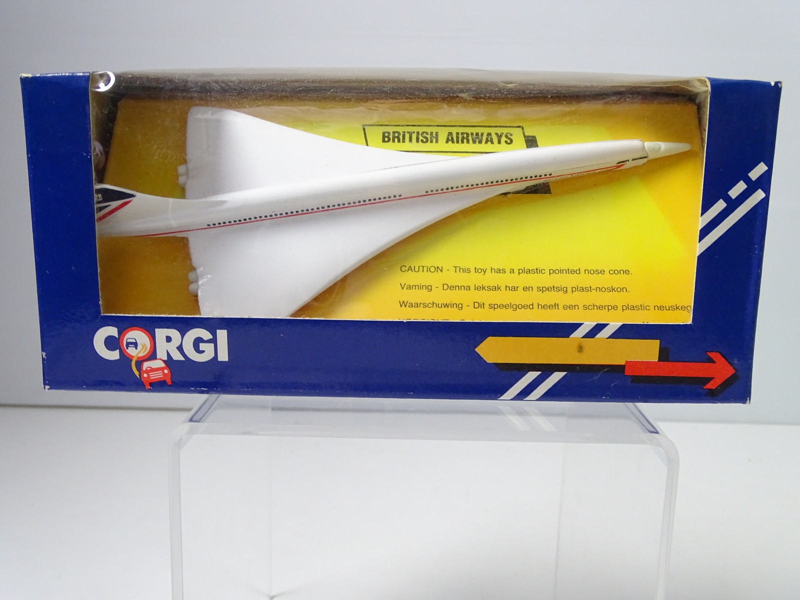 Lot 123 - A group of boxed CORGI Concorde models in Lot 123 - A group of boxed CORGI Concorde models in