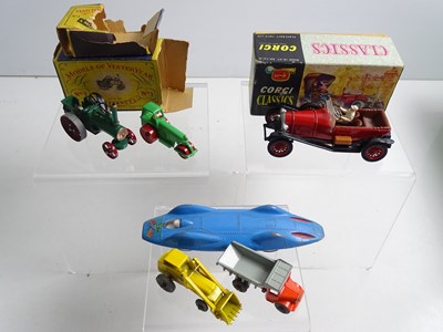 Lot 139 - A group of boxed & unboxed CORGI toys & LESNEY...