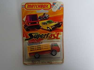 Lot 14 - A group of MATCHBOX Superfast vehicles all on...