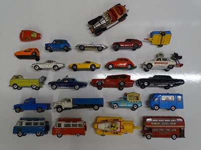 Lot 147 - A quantity of playworn CORGI diecast cars,...