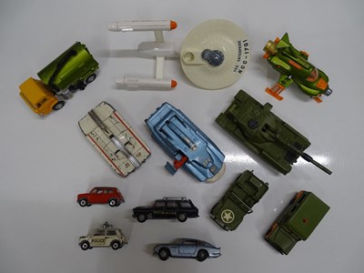 Lot 148 - A quantity of playworn DINKY diecast vehicles...