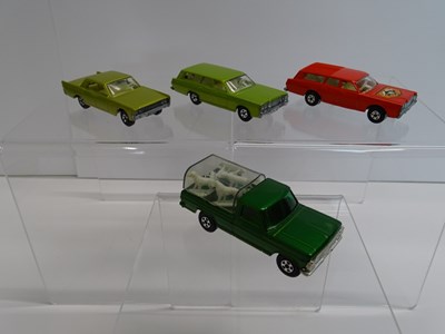 Lot 15 - A group of MATCHBOX Superfast cars comprising...
