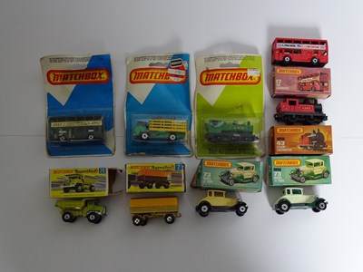 Lot 16 - A group of MATCHBOX Superfast cars to include...