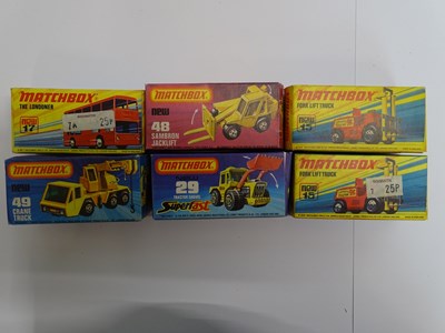 Lot 17 - A group of MATCHBOX Superfast cars comprising...