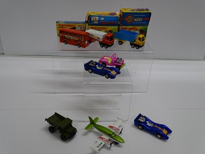 Lot 18 - A group of MATCHBOX Superfast cars comprising...