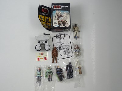 Lot 180 - A group of unboxed vintage Star Wars figures...