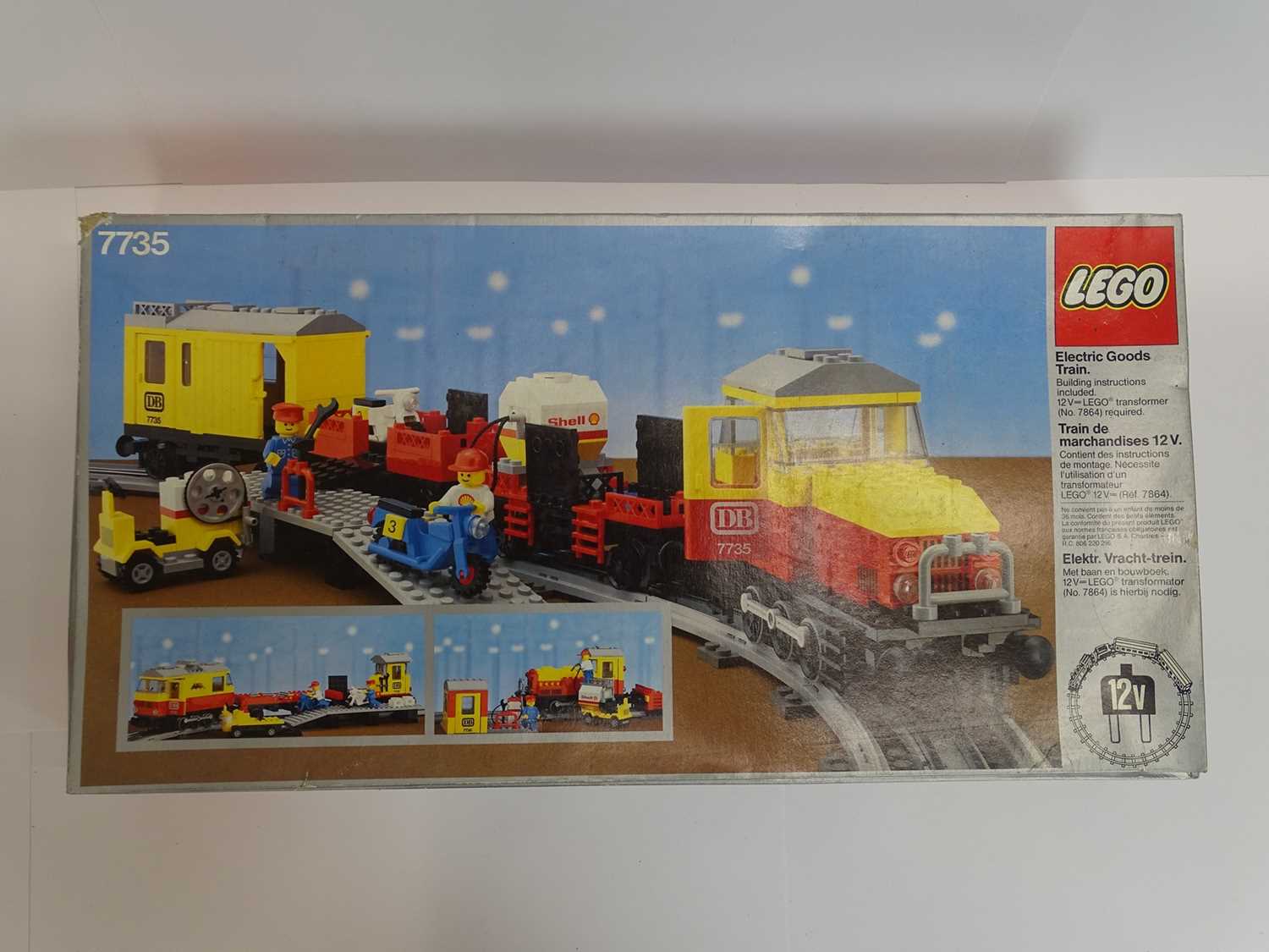 Lot 184 - A vintage LEGO 7735 Electric Goods Train set