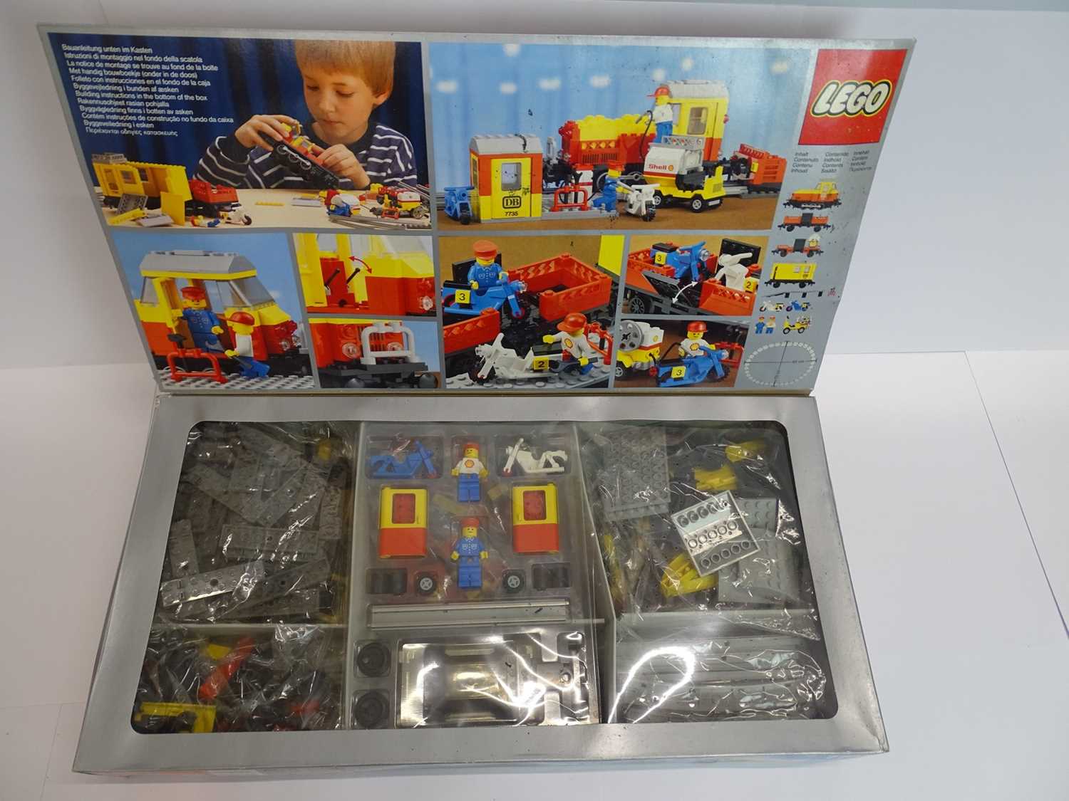 Lot 184 A vintage LEGO 7735 Electric Goods Train set