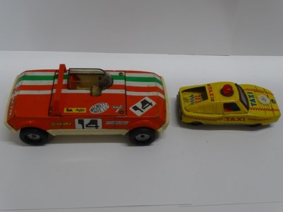 Lot 185 - A mixed group of tinplate large scale model...