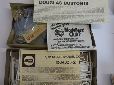 Lot 189 - A group of unbuilt plastic kits mostly in 1:72...