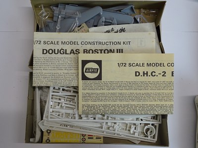Lot 189 - A group of unbuilt plastic kits mostly in 1:72...