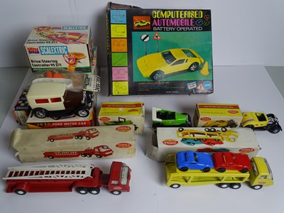 Lot 196 - A group of vintage toys by TONKA and others...