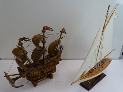 Lot 207 - A flotilla of hand built, wooden yachts/ships...