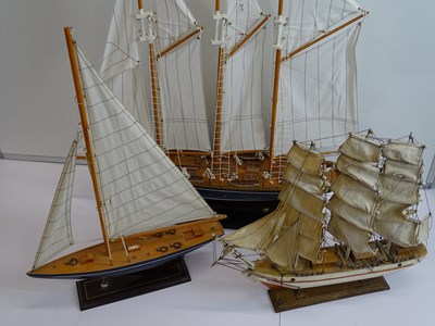 Lot 208 - A fleet of three handbuilt, wooden...