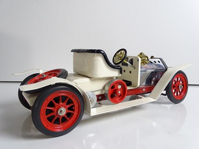 Lot 229 - A MAMOD live steam Steam Roadster in white/red...