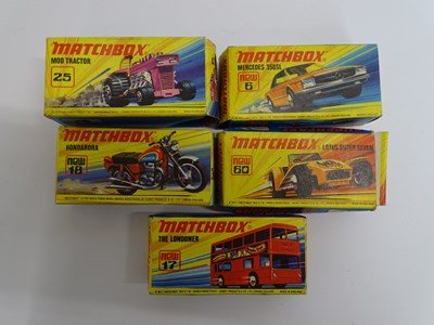 Lot 23 - A group of MATCHBOX Superfast cars comprising...