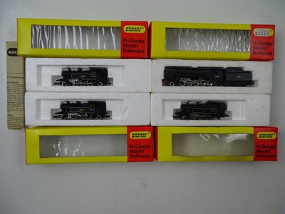 Lot 234 - A group of MINITRIX N gauge steam locomotives...