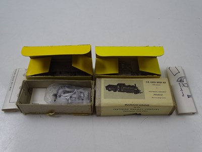 Lot 246 - A group of OO9 scale unbuilt whitemetal...