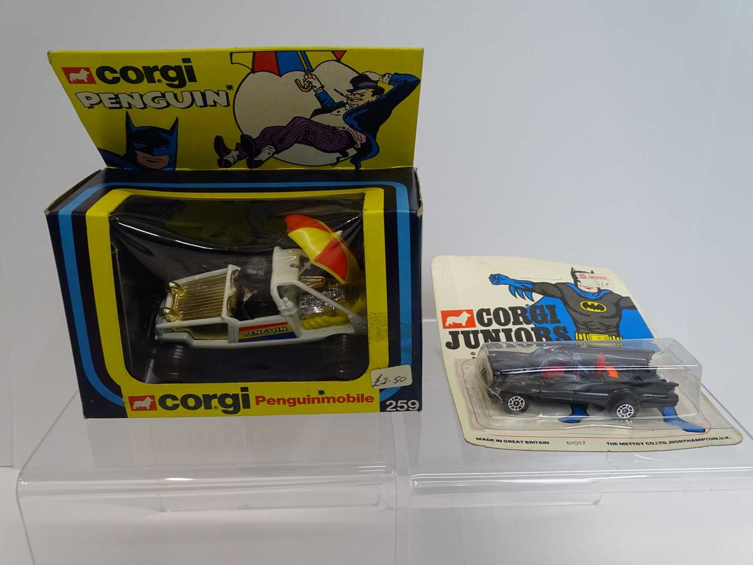 Lot 25 - A pair of CORGI Batman themed items comprising...