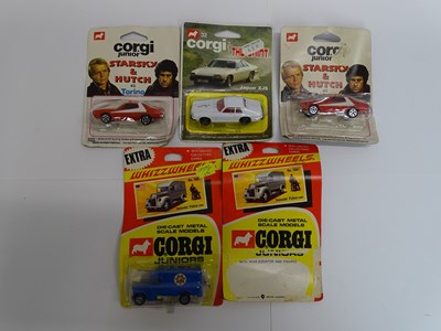 Lot 27 - A group of CORGI JUNIOR TV related cars and...